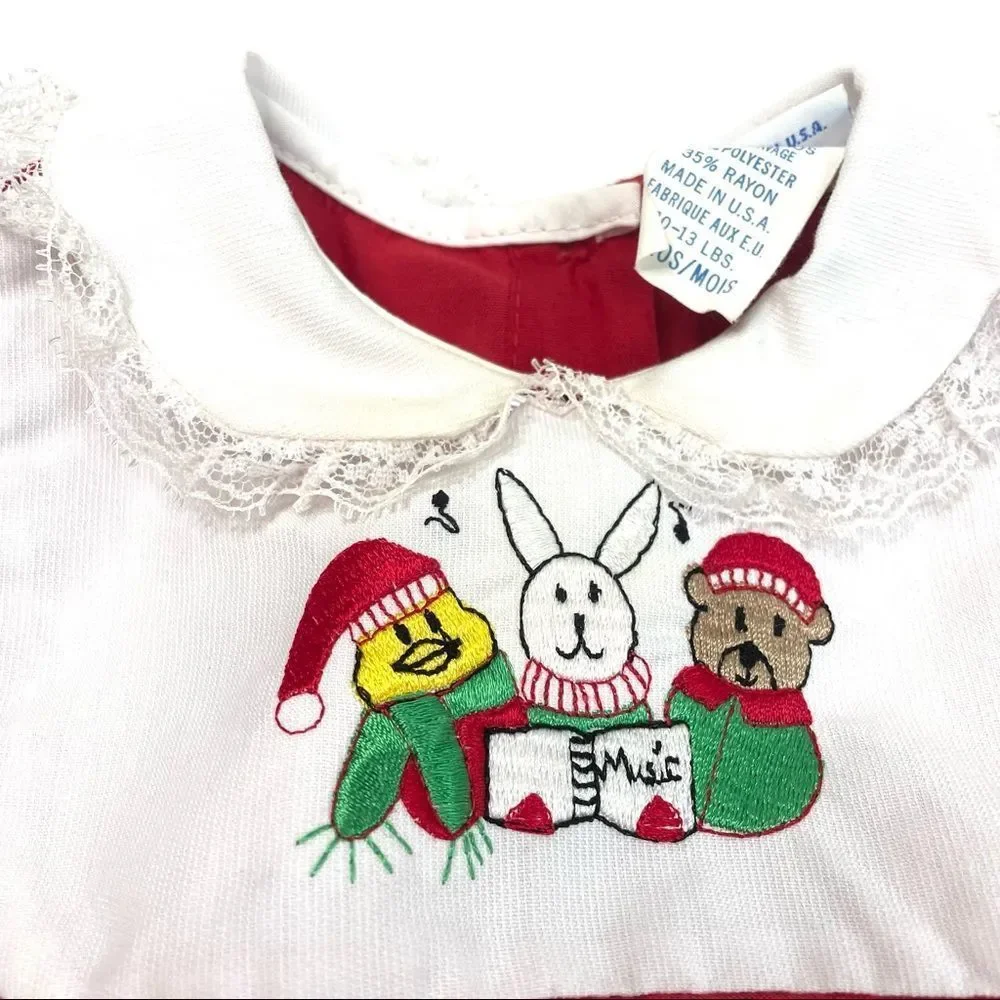 Vintage Red Christmas Outfit